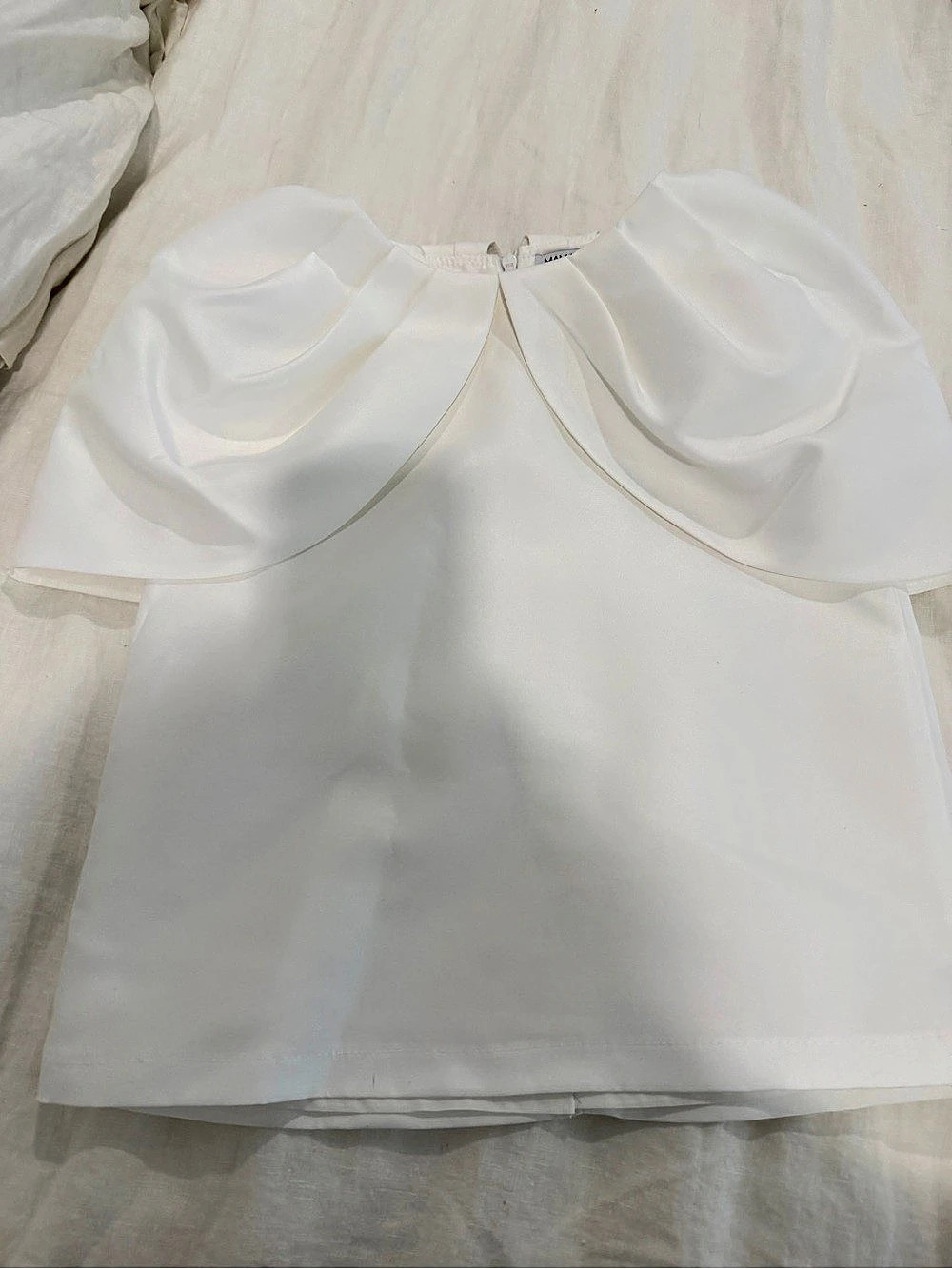 Mama Luma Girls Formal White Dress Size 9-10 Like New